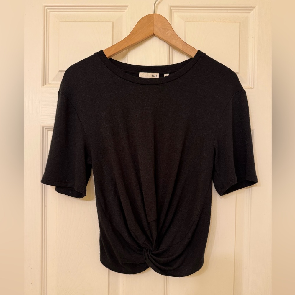 Wilfred Black Twist Front Tee
